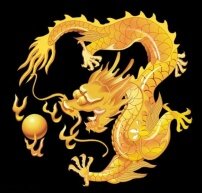 Алмазная мозаика "Золотой дракон"
