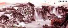 Алмазная мозаика "Горный водопад"