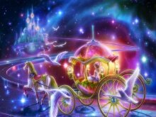 Алмазная мозаика "Волшебная карета"