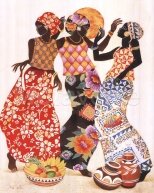 Алмазная мозаика "Женщины Африки"