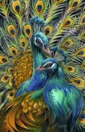Алмазная мозаика "Царские птицы"