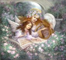 Алмазная мозаика "Мелодия ангелов"