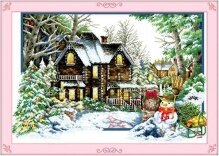 Алмазная мозаика "Рождественские каникулы"