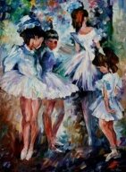 Алмазная мозаика "Юные балерины"