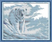 Вышивка крестом "Северный медведь"