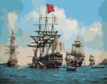Раскраски по номерам "Балтийский флот"