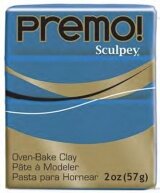 Товары для творчества "Sculpey" Premo полимерная глина 57 г "5103 синий"
