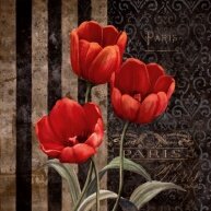 Алмазная мозаика "Винтажные тюльпаны"