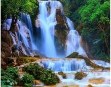 Алмазная мозаика "Изумительный водопад"