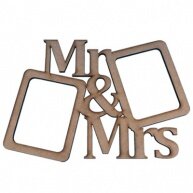 Товары для творчества Фоторамка "Mr&Mrs" МДФ 29х20x0.6 см