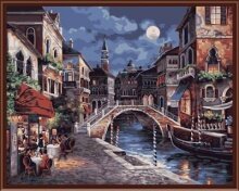 Раскраски по номерам "Ночная Венеция"