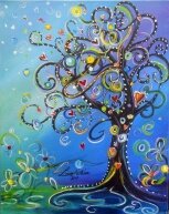 Алмазная мозаика "Дерево души"