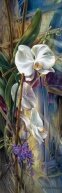 Алмазная мозаика "Белые орхидеи"