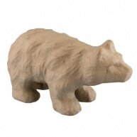 Товары для творчества "Медведь" папье-маше 20.3x7.7x11.2 см