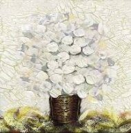 Алмазная мозаика "Букет белых роз"